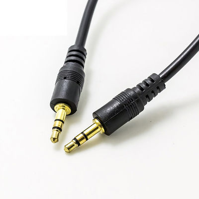 黒いOD 4.0 30m AV可聴周波ケーブル可聴周波ワイヤー コネクター